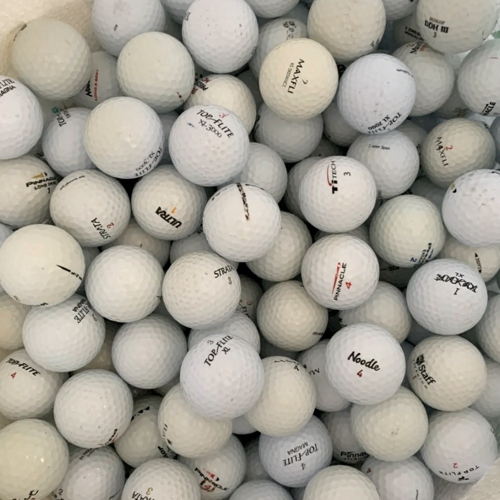 Used shag golf balls